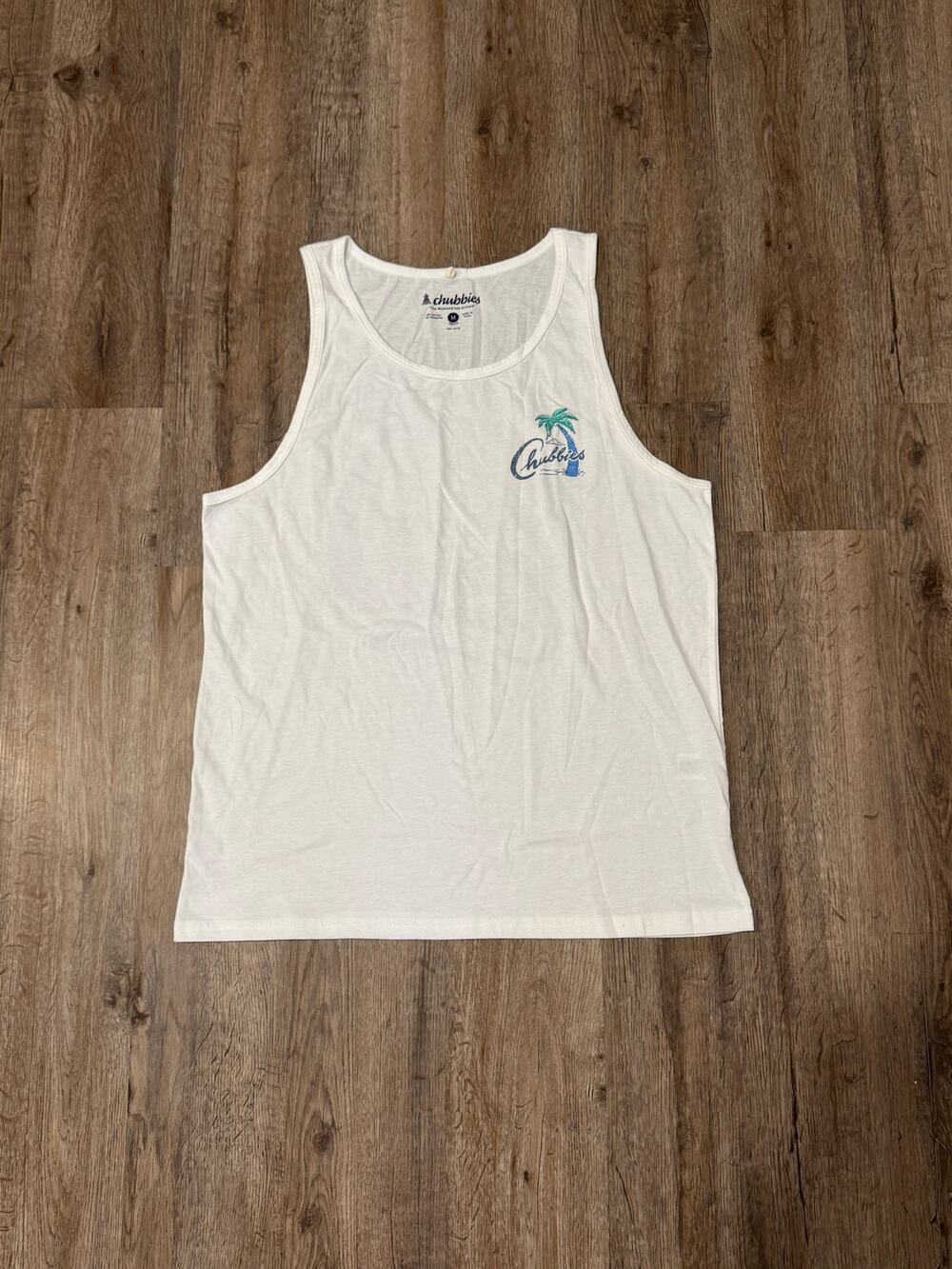 Chubbies Men's The Tiger Tailgate Graphic Tank Size Medium